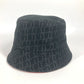 Christian Louboutin ロゴ CL ハット帽 帽子 バケットハット ボブハット ハット コットン レディース ブラック - brandshop-reference