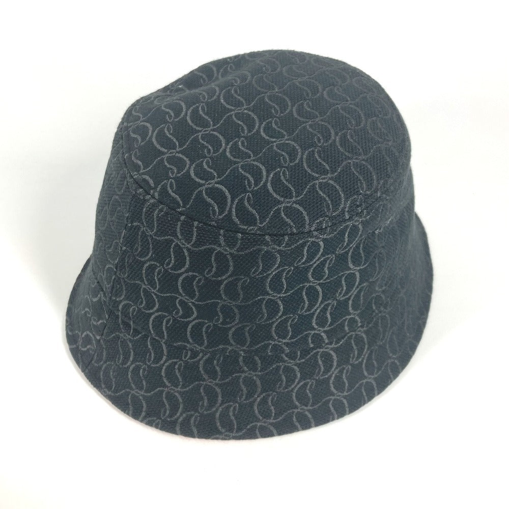 Christian Louboutin ロゴ CL ハット帽 帽子 バケットハット ボブハット ハット コットン レディース ブラック - brandshop-reference