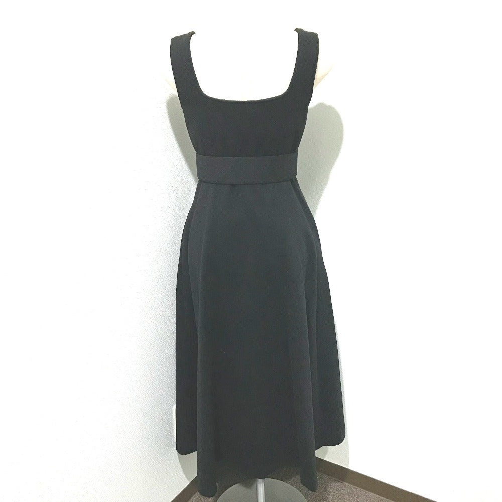 JILLSTUART 092-7240038 with tags, belt included, Saeko x sweet collaboration Larisa dress, wool, black, women's