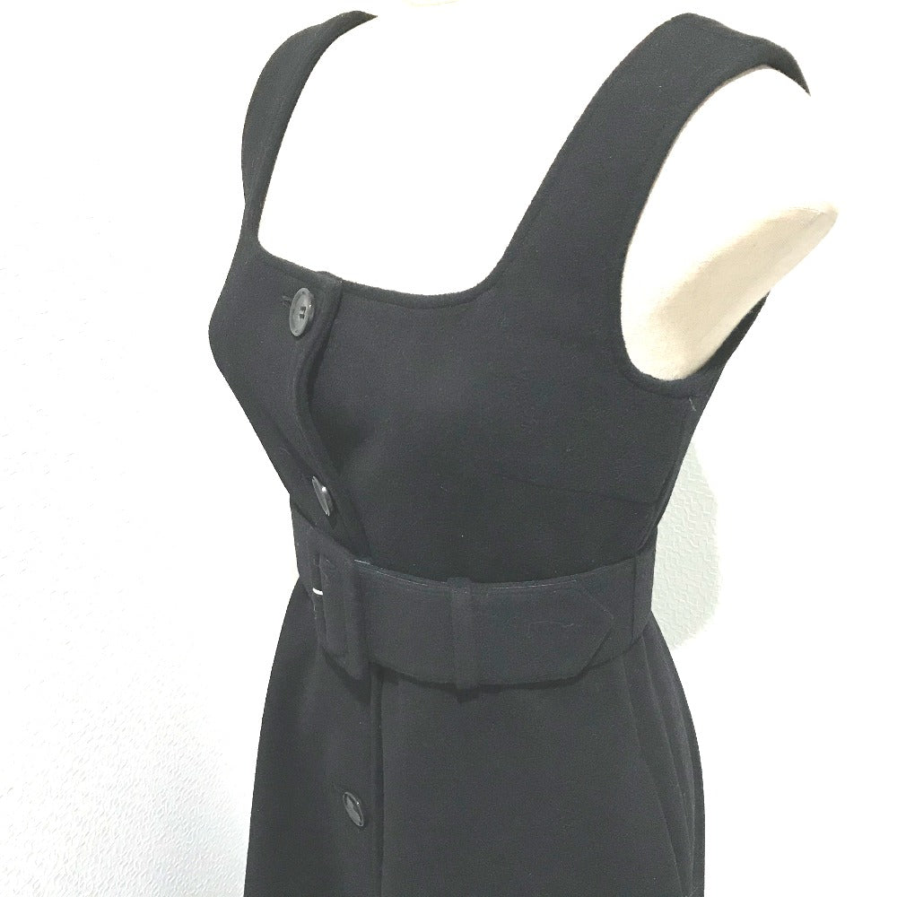 JILLSTUART 092-7240038 with tags, belt included, Saeko x sweet collaboration Larisa dress, wool, black, women's