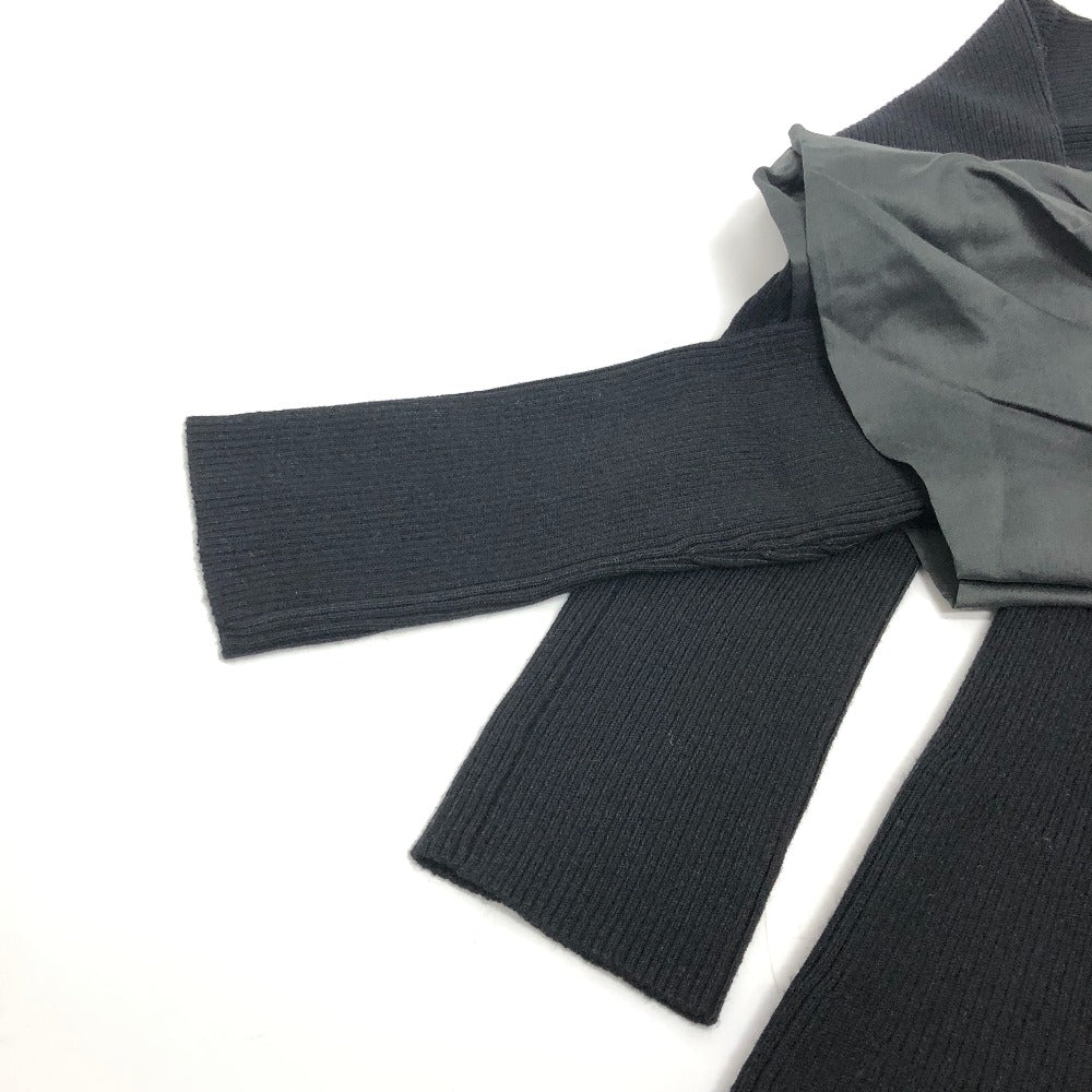 JILLSTUART ニット フリル アパレル ドレス ロングワンピース ワンピース レーヨン レディース ブラック - brandshop-reference