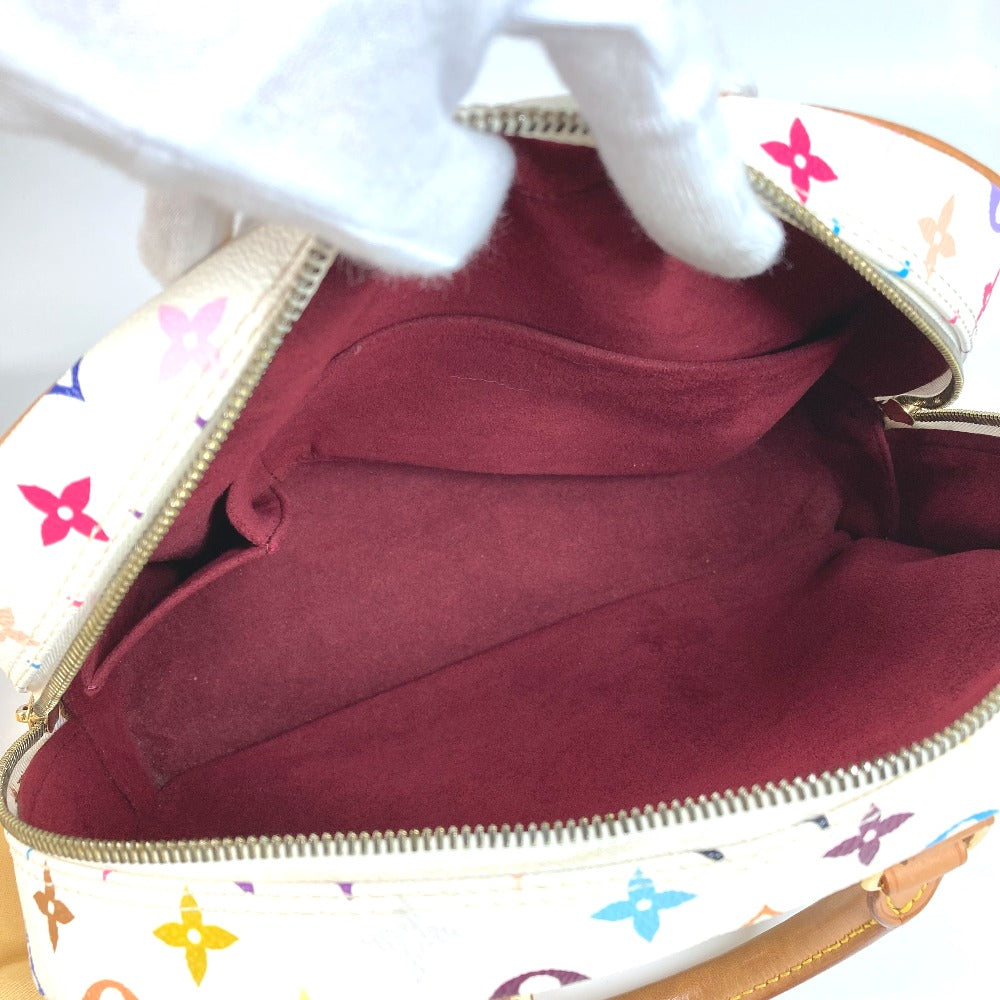 LOUIS VUITTON M92663 モノグラムマルチカラー トゥルーヴィル カバン ミニボストンバッグ ハンドバッグ モノグラムマルチカラーキャンバス レディース ブロン ホワイト - brandshop-reference