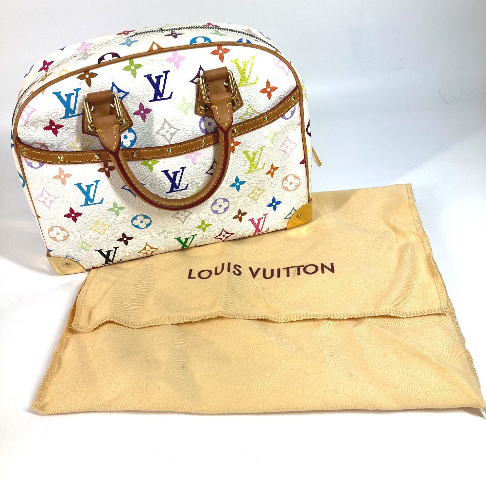 LOUIS VUITTON M92663 モノグラムマルチカラー トゥルーヴィル カバン ミニボストンバッグ ハンドバッグ モノグラムマルチカラーキャンバス レディース ブロン ホワイト - brandshop-reference