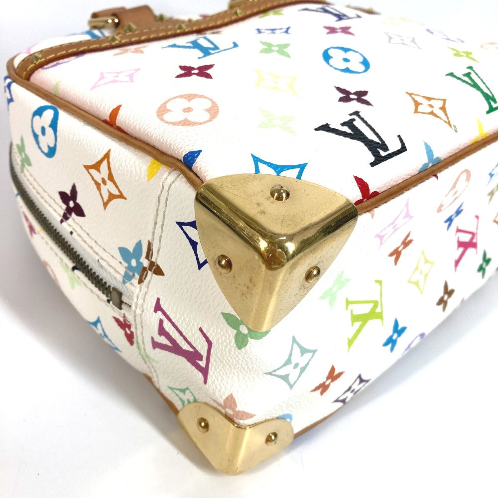 LOUIS VUITTON M92663 モノグラムマルチカラー トゥルーヴィル カバン ミニボストンバッグ ハンドバッグ モノグラムマルチカラーキャンバス レディース ブロン ホワイト - brandshop-reference
