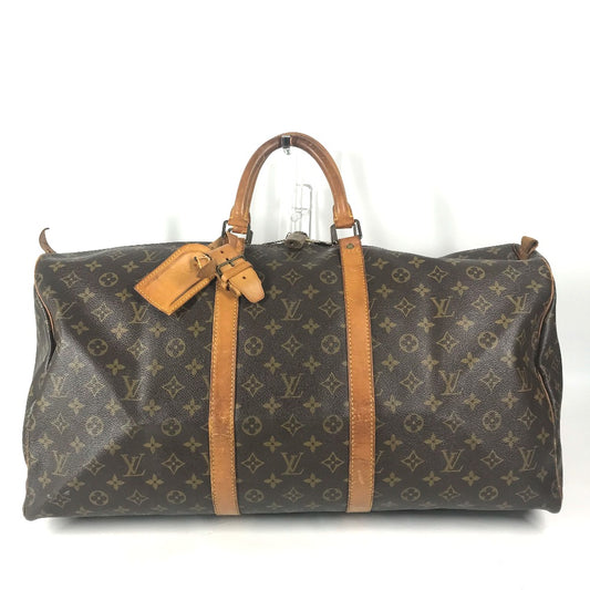 LOUIS VUITTON M41424 モノグラム キーポル55 旅行バッグ トラベルバッグ カバン ボストンバッグ モノグラムキャンバス ユニセックス ブラウン