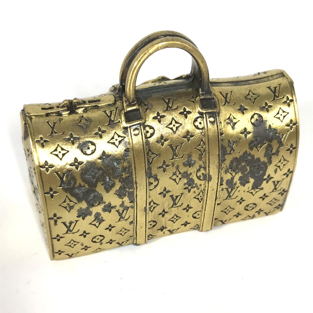 LOUIS VUITTON ノベルティ 非売品 モノグラム ボストンバッグ キーポルモチーフ カバン 文鎮 ペーパーウェイト 金属製 メンズ |  brandshop-reference