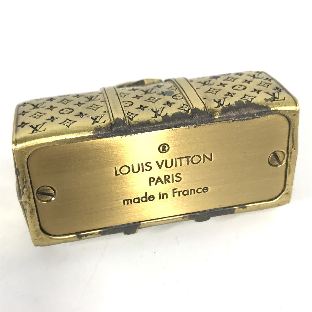 LOUIS VUITTON ノベルティ 非売品 モノグラム ボストンバッグ キーポルモチーフ カバン 文鎮 ペーパーウェイト 金属製 メンズ - brandshop-reference