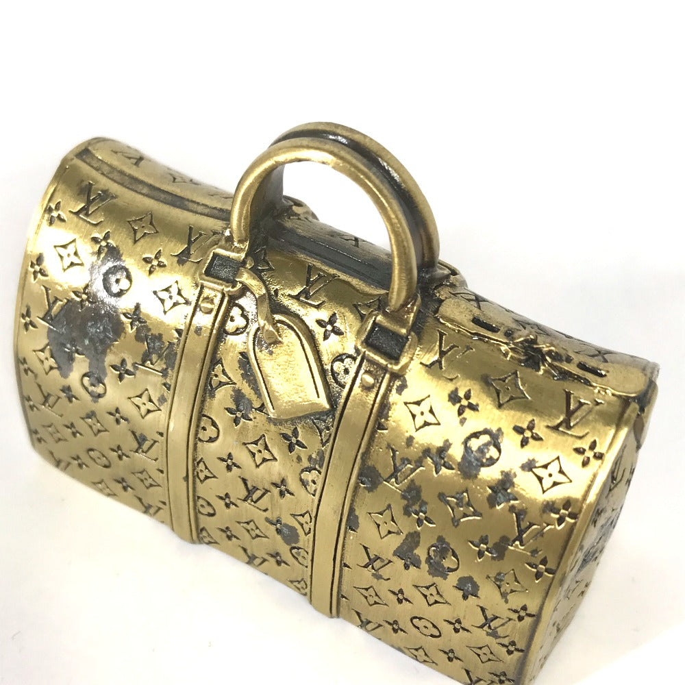 LOUIS VUITTON ノベルティ 非売品 モノグラム ボストンバッグ キーポルモチーフ カバン 文鎮 ペーパーウェイト 金属製 メンズ - brandshop-reference