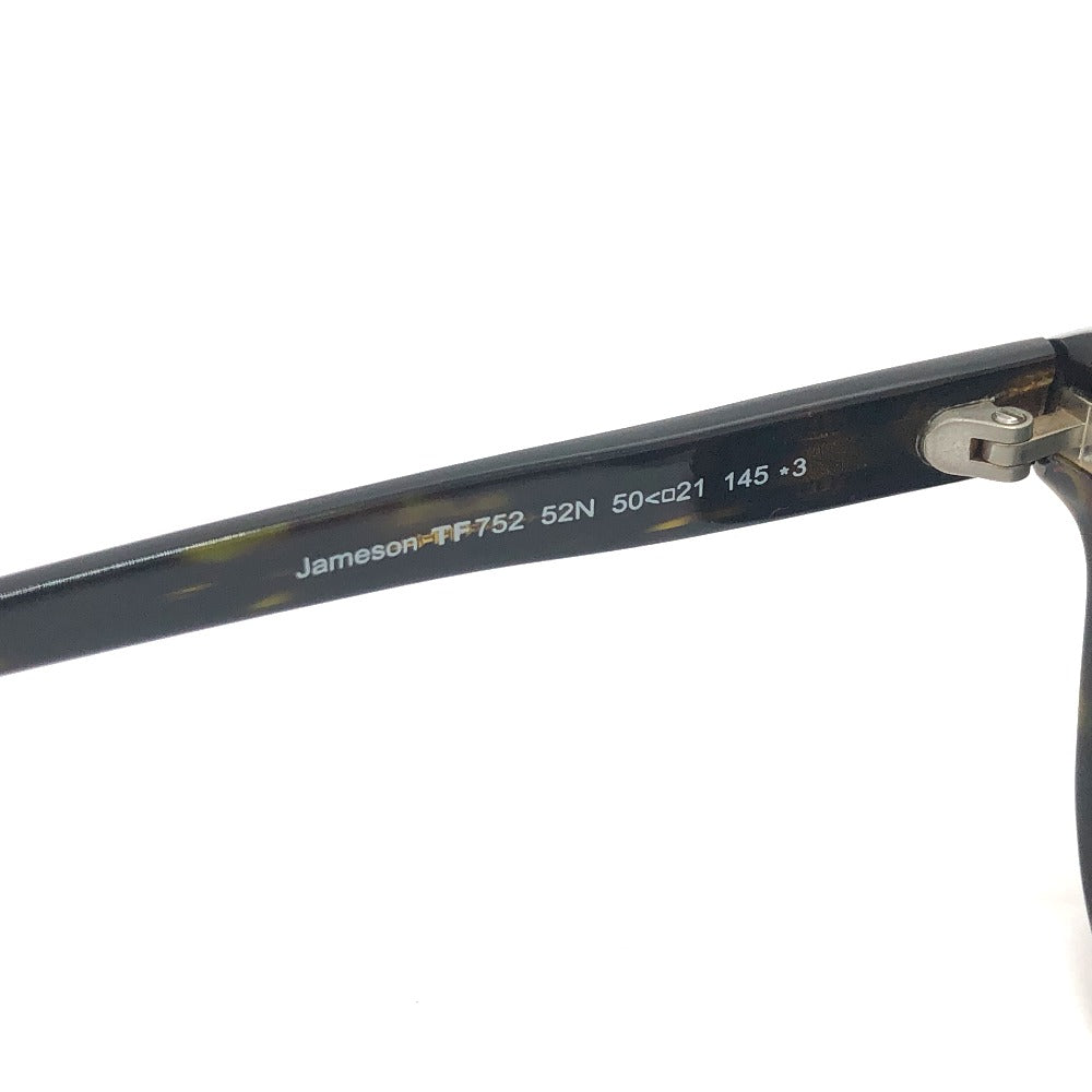 TOM FORD TF752 ウェリントン メガネ アイウェア フルリム べっ甲調 52N 50＜□21 145 サングラス プラスチック メンズ ブラウン - brandshop-reference