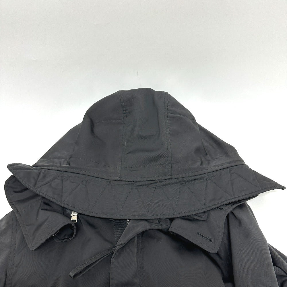 TOM FORD TFO637 WZIP レザーパイピング フーデッド アパレル モッズコート ナイロン メンズ ブラック - brandshop-reference