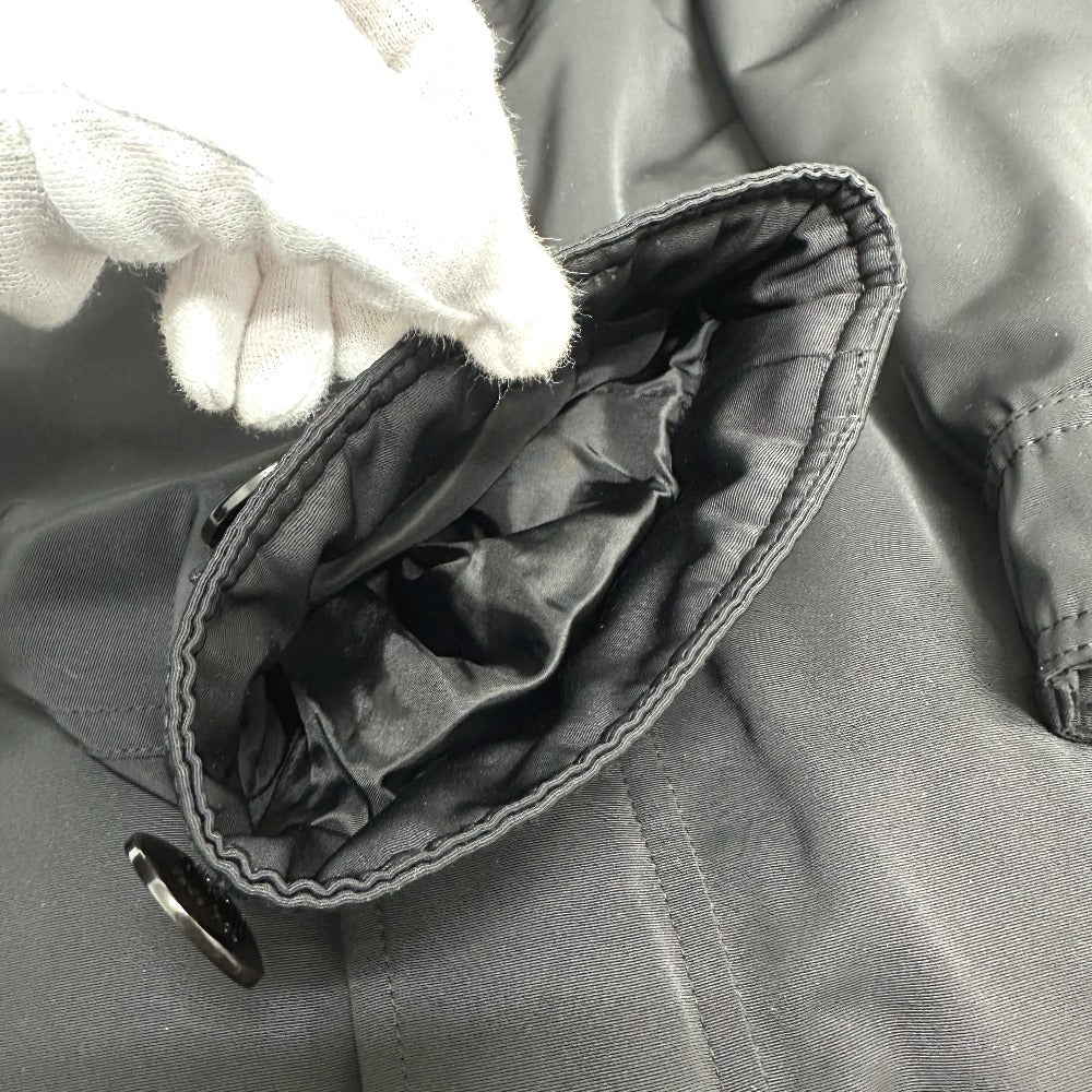 TOM FORD TFO637 WZIP レザーパイピング フーデッド アパレル モッズコート ナイロン メンズ ブラック - brandshop-reference