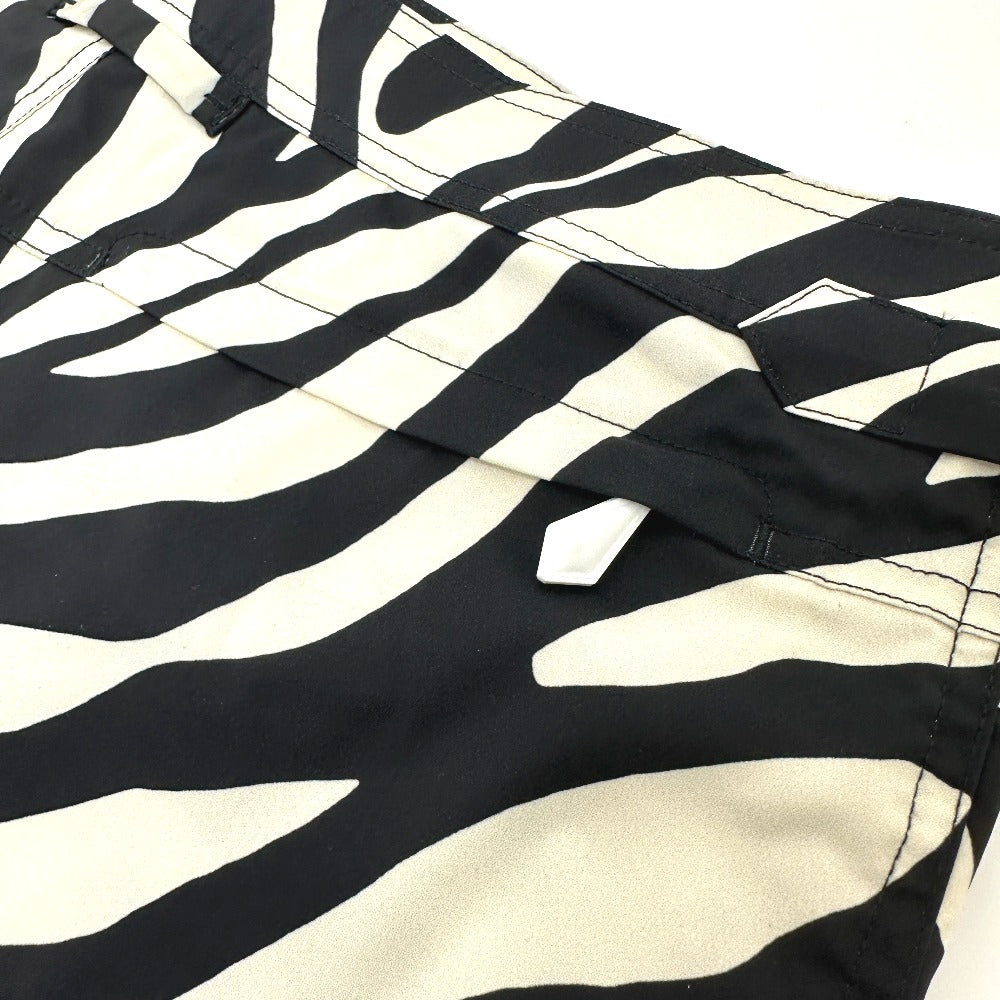 TOM FORD ゼブラ スイムパンツ 海パン ポケット付き ショートパンツ 水着 ポリエステル メンズ ホワイト - brandshop-reference