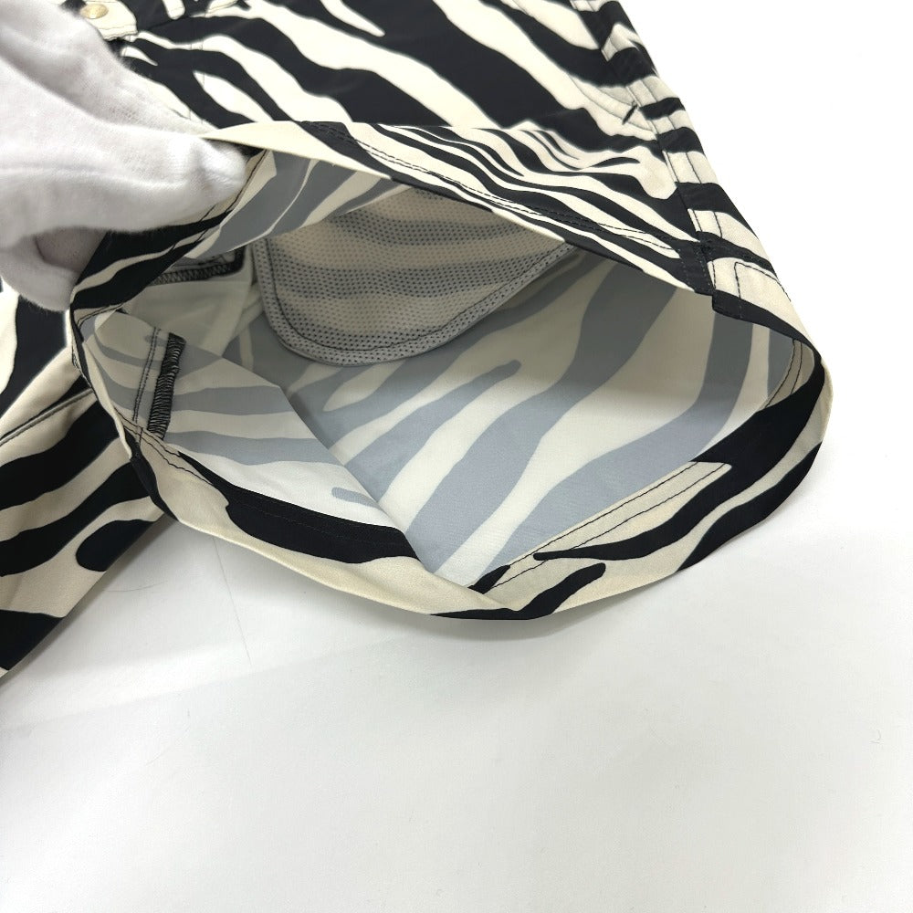 TOM FORD ゼブラ スイムパンツ 海パン ポケット付き ショートパンツ 水着 ポリエステル メンズ ホワイト - brandshop-reference