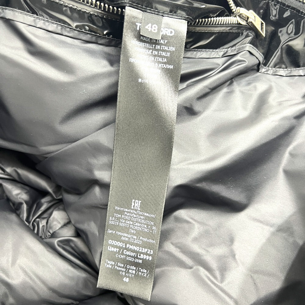 TOM FORD OJD001 FMN023F23 フード アウター アパレル ダウンジャケット ポリエステル メンズ ブラック