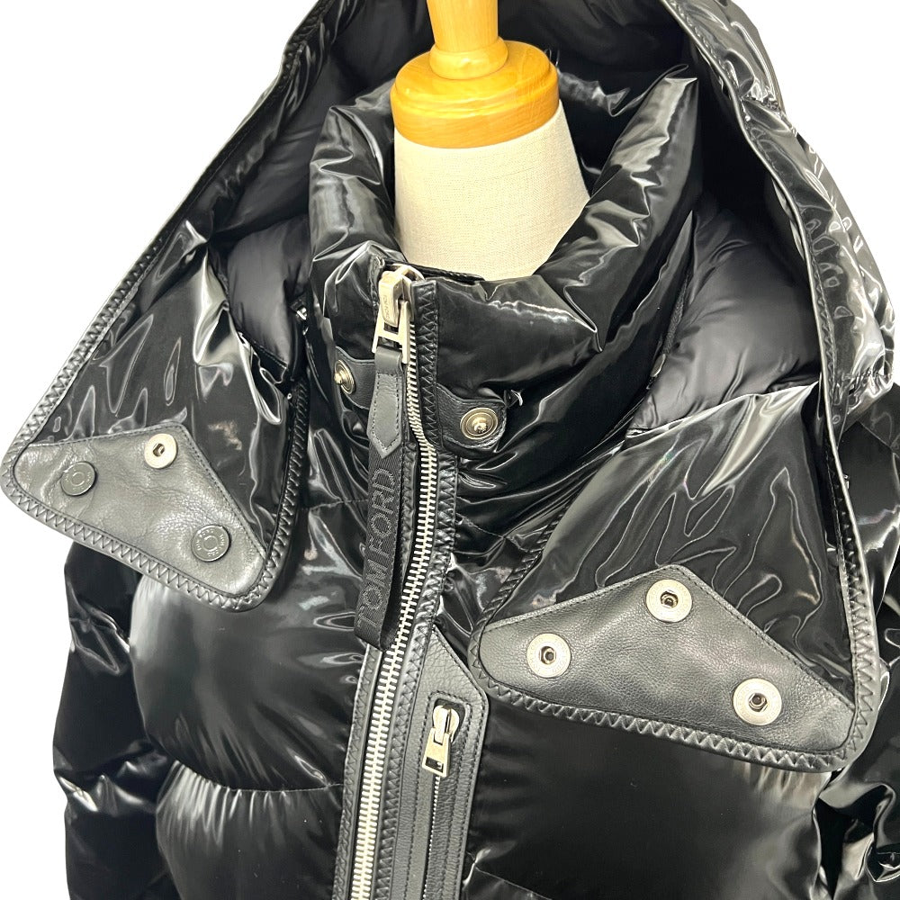 TOM FORD OJD001 FMN023F23 フード アウター アパレル ダウンジャケット ポリエステル メンズ ブラック