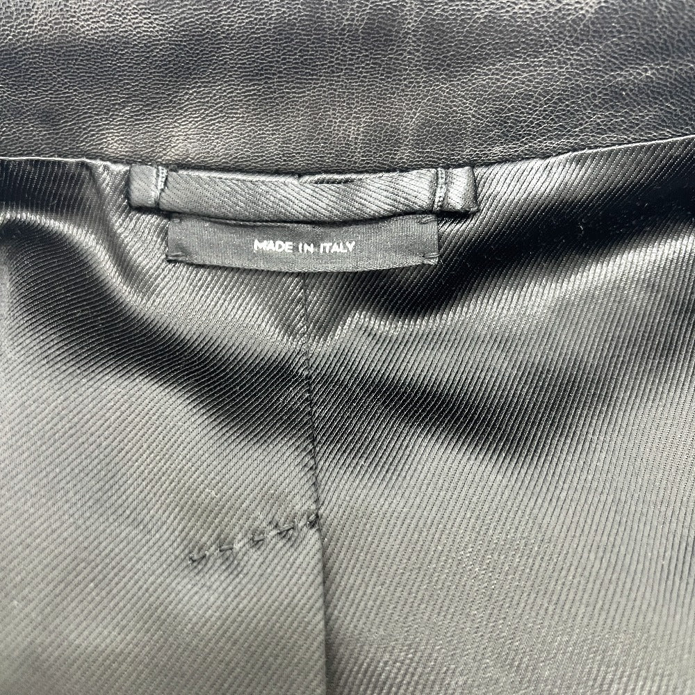 TOM FORD BA408 TFL968 ジップアップ ブルゾン アウター アパレル ライダースジャケット ラムレザー メンズ ブラック