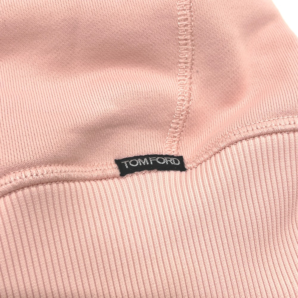 TOM FORD ジップアップ フーディー アパレル パーカー コットン メンズ ピンク