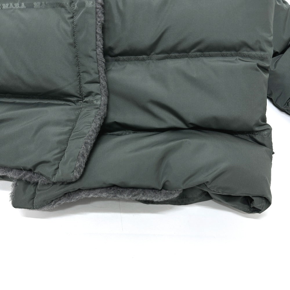 MAX MARA 149603266 アパレル アウター ロングコート FRISIA テディ ロング QRコード付 ファー ダウン ダウンコート ポリエステル レディース ダークグレー グレー