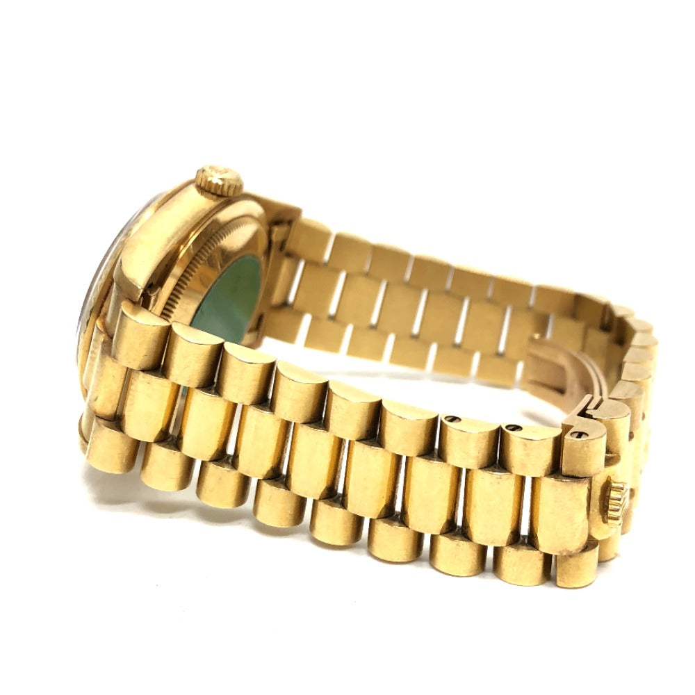 ROLEX 18238A K18 Solid Day Date 10P Diamond Automatic Winding Watch Watch K18 Men's Gold