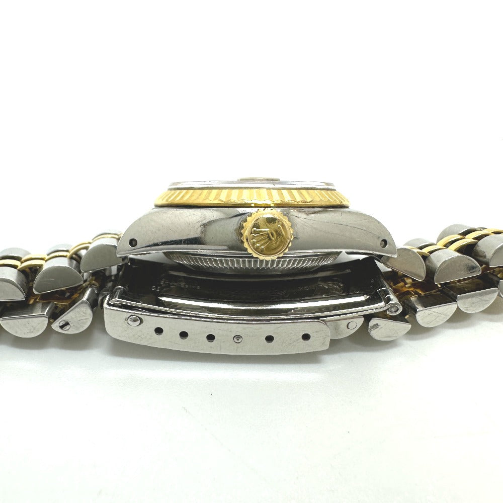 ROLEX 69173 デイトジャスト 自動巻き 腕時計 SS/K18YG レディース シルバー