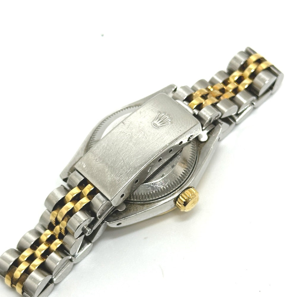 ROLEX 69173 デイトジャスト 自動巻き 腕時計 SS/K18YG レディース シルバー