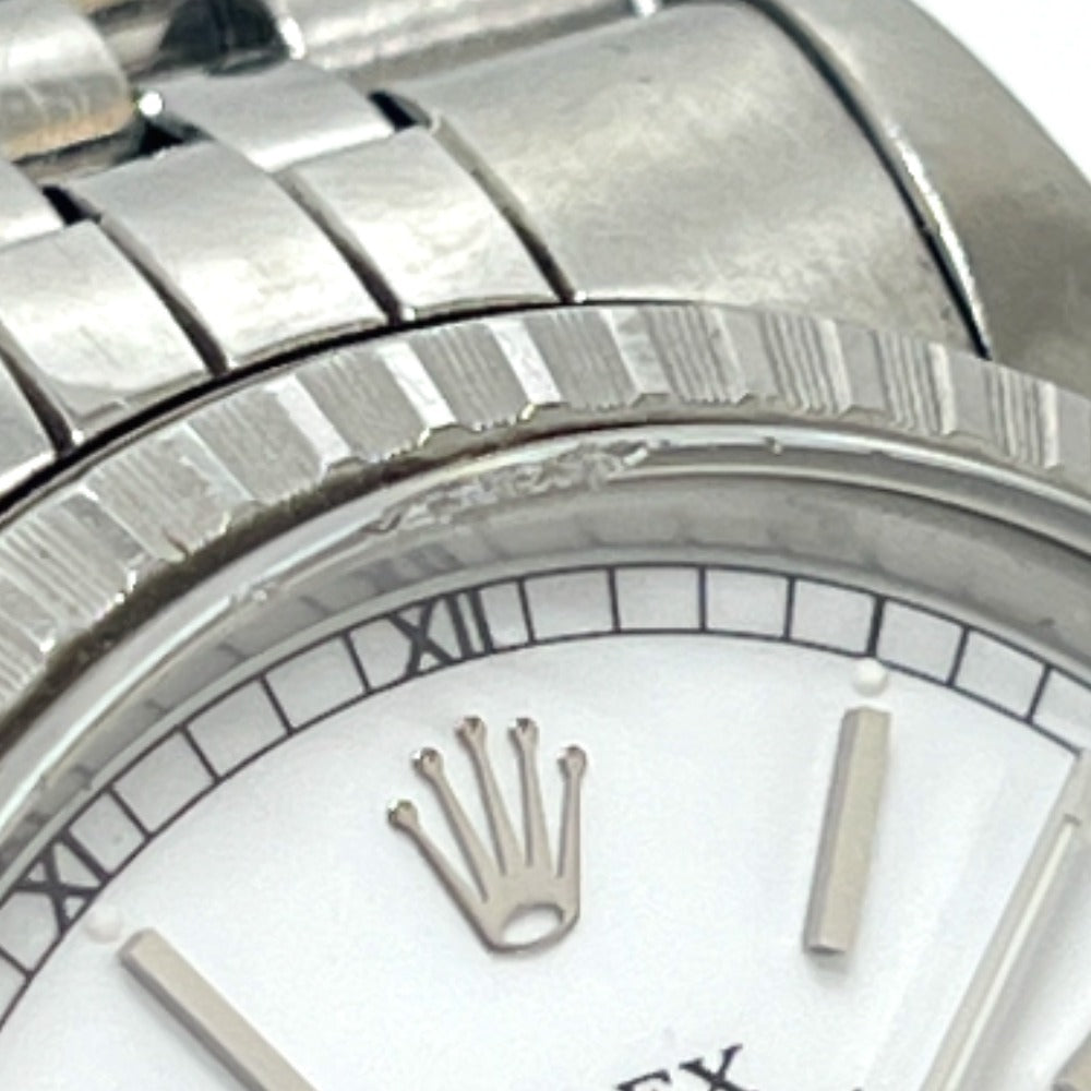 ROLEX 16220 デイトジャスト36 デイトジャスト R番 自動巻き 腕時計 SS/WG メンズ シルバー
