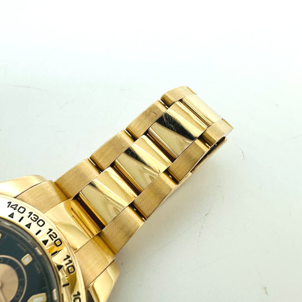 ROLEX 116505 Daytona Chronograph Automatic Random Black Dial Wristwatch K18RG Pink Gold Gold Used