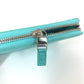 TIFFANY&Co. 名刺入れ パスケース 札入れ ２つ折り ポーチ マルチケース カードケース レザー レディース ティファニーブルー ブルー