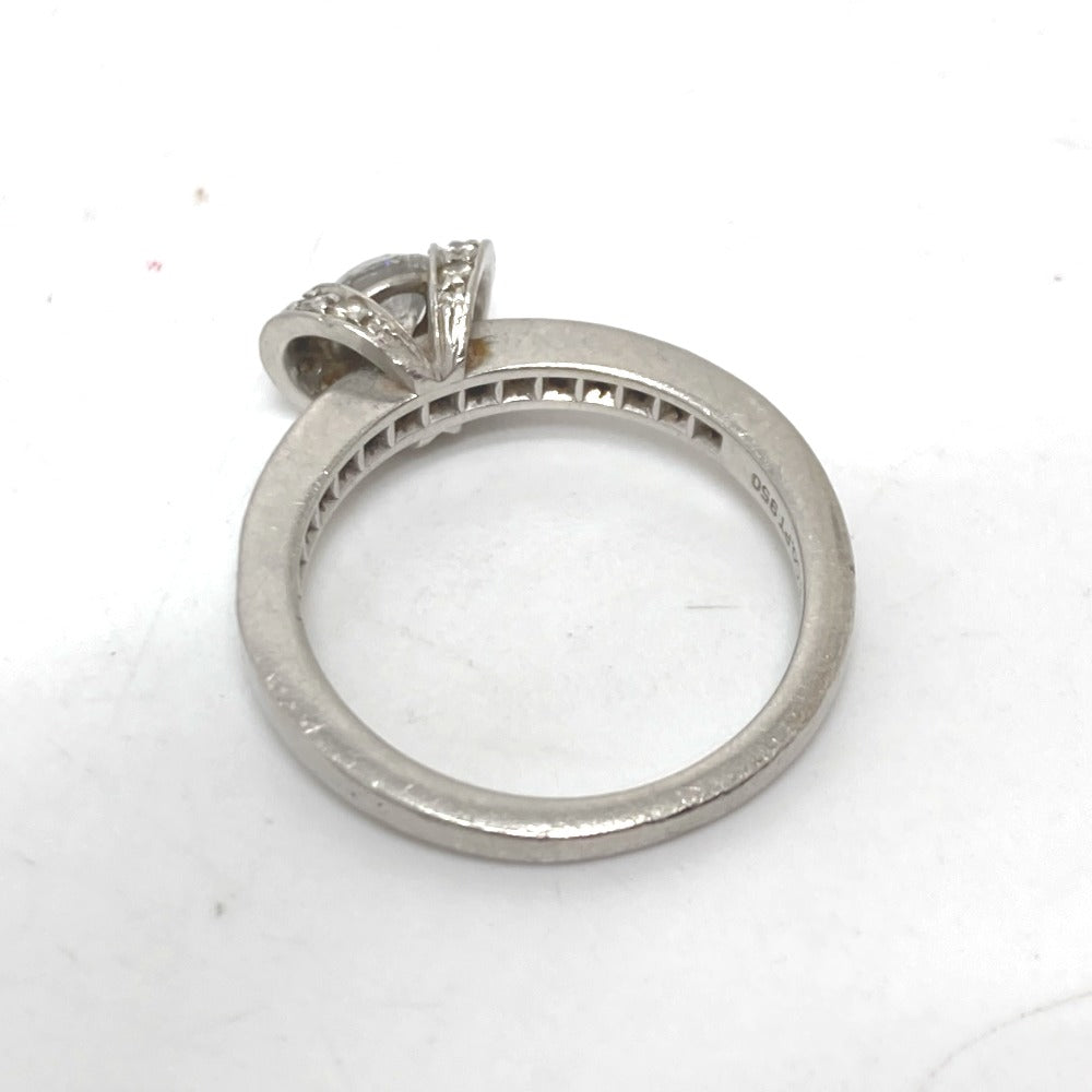 TIFFANY&Co. Pt950 リボン ダイヤモンド 指輪 アクセサリー プラチナ リング・指輪 Pt950 レディース シルバー - brandshop-reference