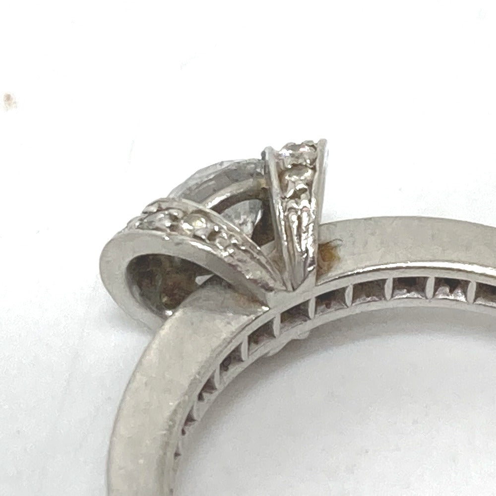 TIFFANY&Co. Pt950 リボン ダイヤモンド 指輪 アクセサリー プラチナ リング・指輪 Pt950 レディース シルバー - brandshop-reference