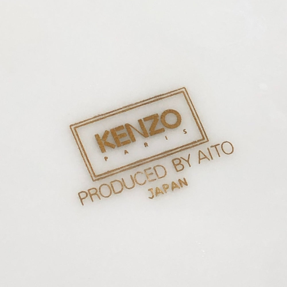 KENZO 花柄 Aito アイトー ヴィンテージ・ホーム キッチン用品 食器 プレート お皿 陶器 ユニセックス レッド