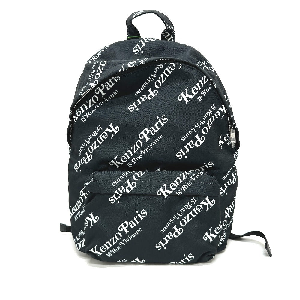 KENZO FE55SA513F23 Verdyコラボ バックパック カバン リュックサック ナイロン ユニセックス ブラック - brandshop-reference