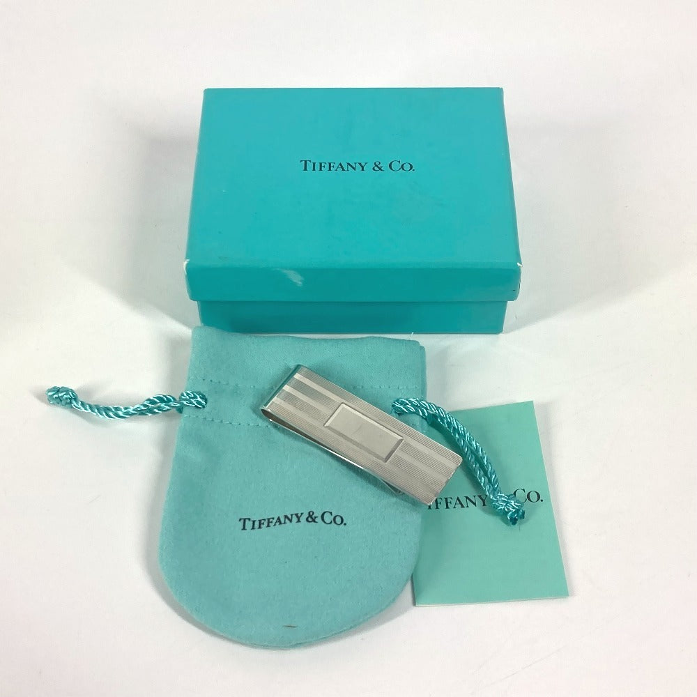 TIFFANY&Co. ロゴ ビルクリップ 札ばさみ マネークリップ SV925 ユニセックス シルバー - brandshop-reference
