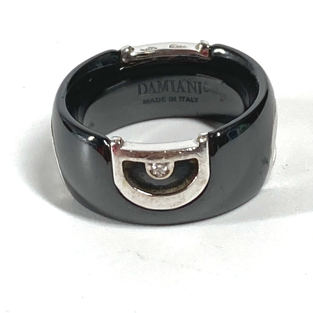 Damiani 1PD Dアイコン リング ダイヤモンド アクセサリー リング・指輪 セラミック メンズ ブラック - brandshop-reference