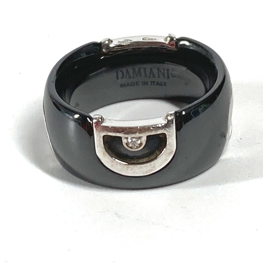 Damiani 1PD Dアイコン リング ダイヤモンド アクセサリー リング・指輪 セラミック メンズ ブラック - brandshop-reference
