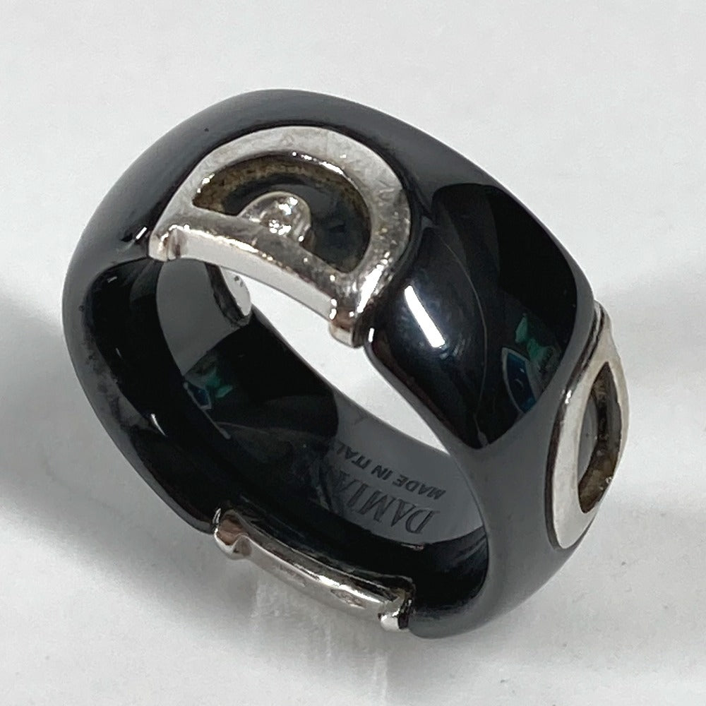 Damiani 1PD Dアイコン リング ダイヤモンド アクセサリー リング・指輪 セラミック メンズ ブラック - brandshop-reference