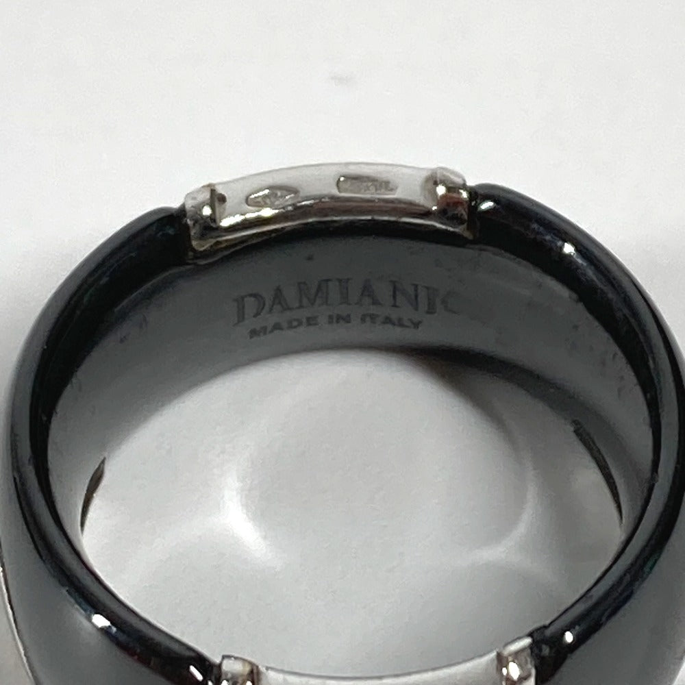Damiani 1PD Dアイコン リング ダイヤモンド アクセサリー リング・指輪 セラミック メンズ ブラック - brandshop-reference
