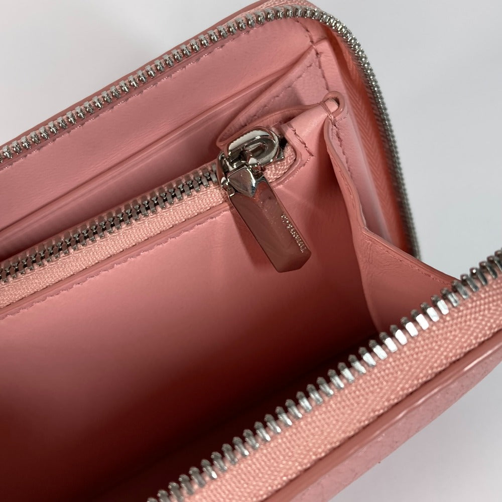 TIFFANY &amp; Co. 72458575 Japan-exclusive Return to Tiffany Heart Large Zip Wallet, Women's Leather, Blush Pink