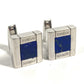 Damiani logo Accessories cuffs SV925 Silver/Blue Based Used