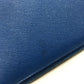 PRADA 2ML220 Organizer Round Zip Long Wallet in Saffiano Leather, Men's Azzurro Blue