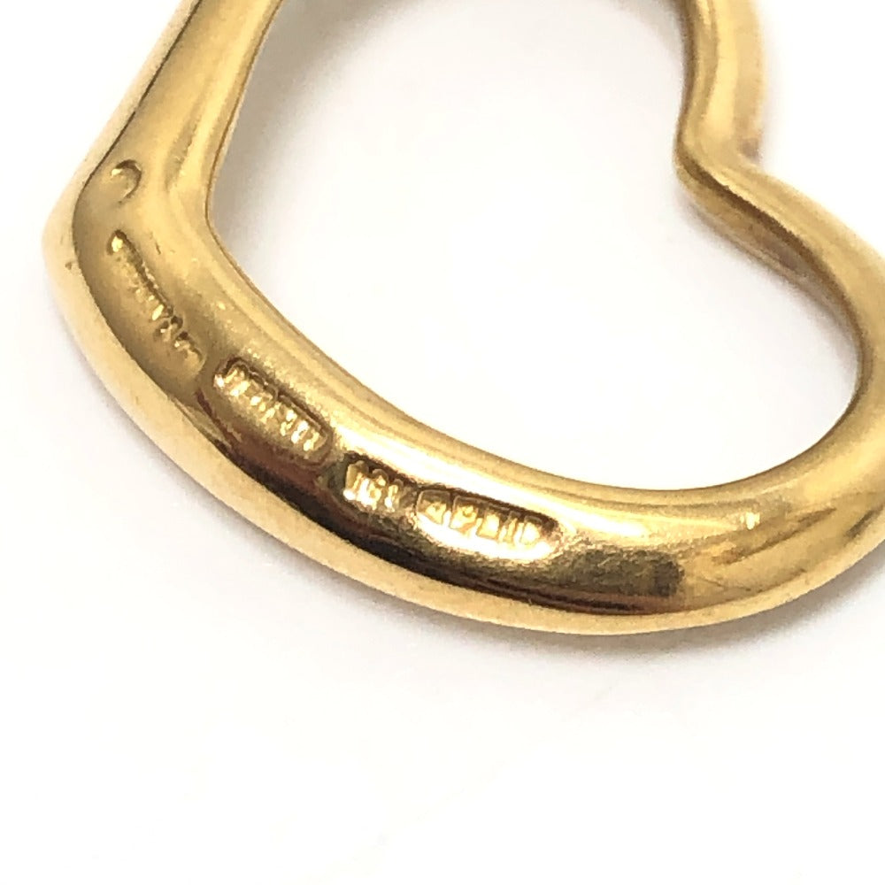 TIFFANY&Co. K18 オープンハート アクセサリー ジュエリー ネックレス ペンダントトップ K18 レディース ゴールド