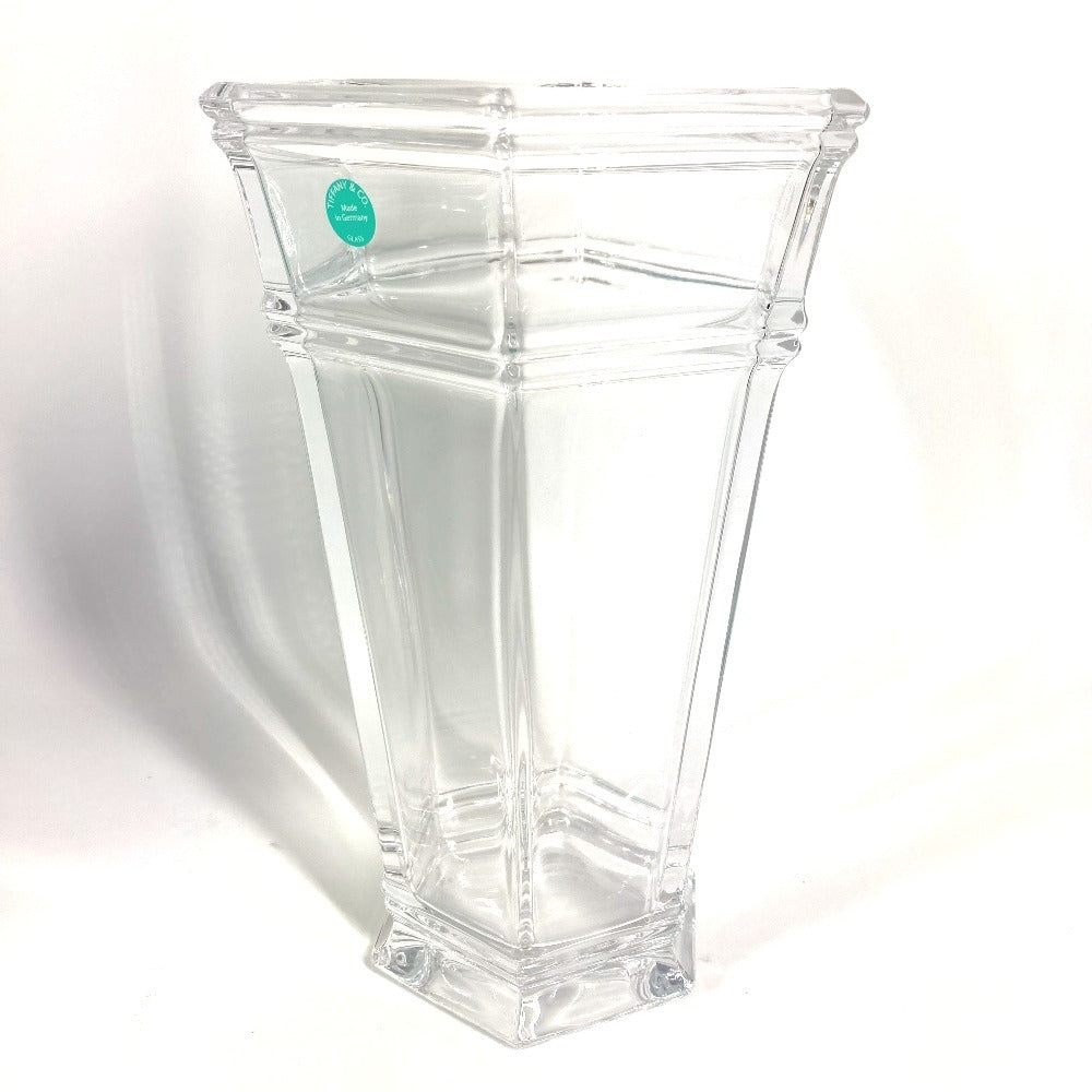 TIFFANY&Co. ロゴ フラワーベース 花瓶 陶器 ユニセックス クリア - brandshop-reference