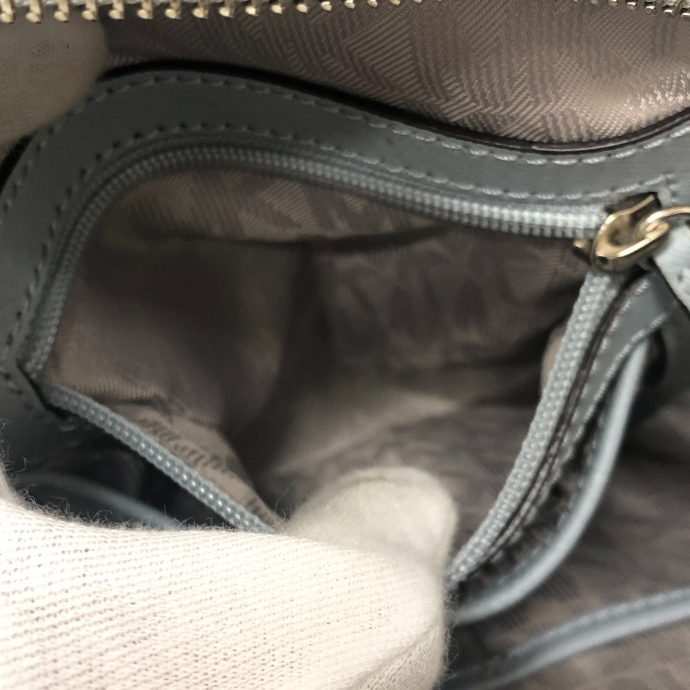 Michael Kors Flower Punching Backpack Rucksack Bag Rucksack PVC Women's Blue