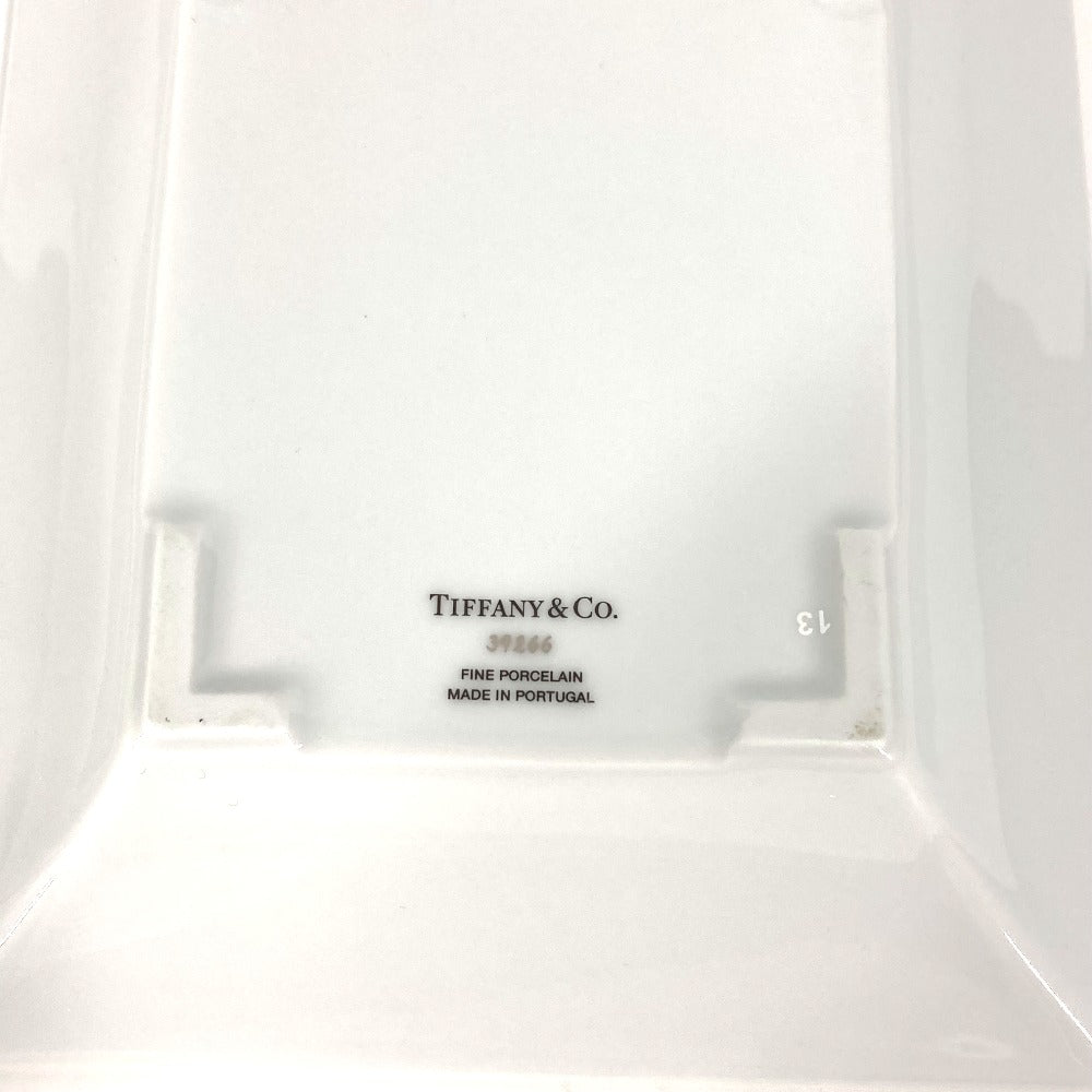 TIFFANY&Co. ロゴ アッシュトレイ 小物入れ プレート 灰皿 陶器 レディース - brandshop-reference