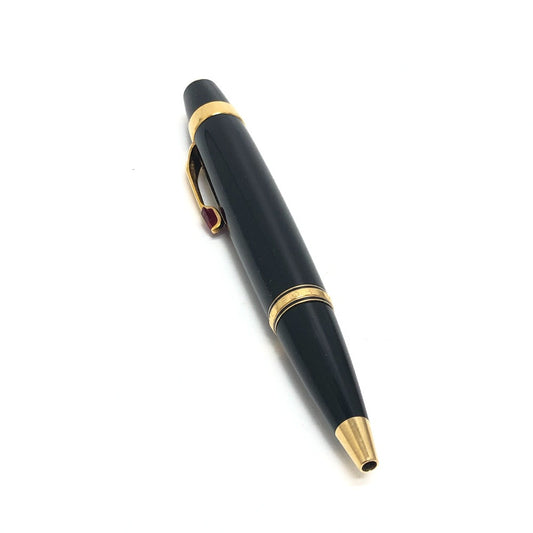 MONTBLANC ボエム ツイスト式 レッドストーン ボールペン ペン 小物 ボールペン プレシャスレジン レディース ブラック - brandshop-reference