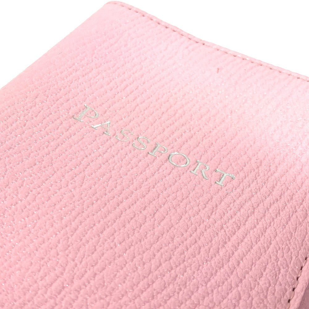 TIFFANY&Co. ロゴ パスポートカバー ステーショナリー パスポートケース レザー レディース ピンク - brandshop-reference