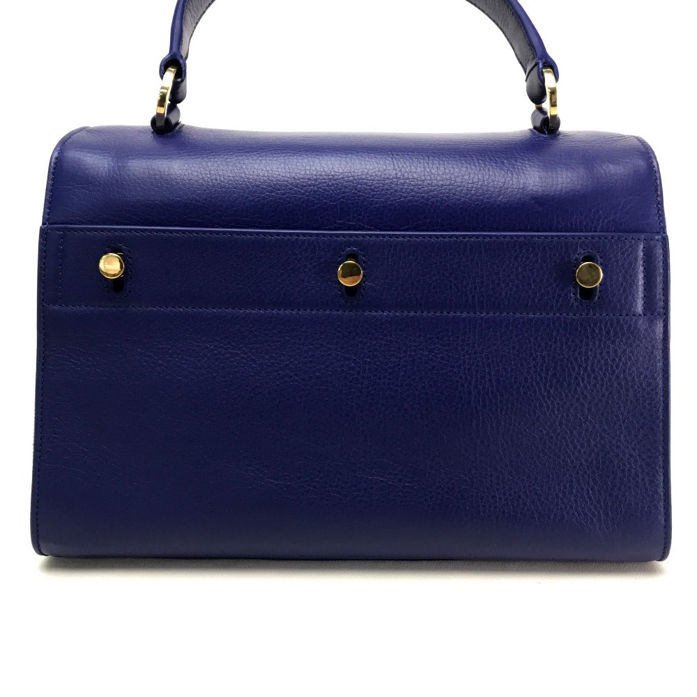 SAINT LAURENT PARIS MUSE TWO Muse Two Shoulder Bag/Handbag in Blue Leather for Women