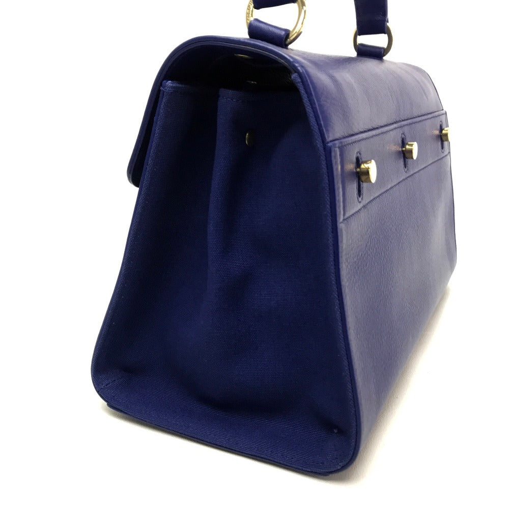 SAINT LAURENT PARIS MUSE TWO Muse Two Shoulder Bag/Handbag in Blue Leather for Women