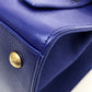 SAINT LAURENT PARIS MUSE TWO Muse Two Shoulder Bag/Handbag in Blue Leather for Women