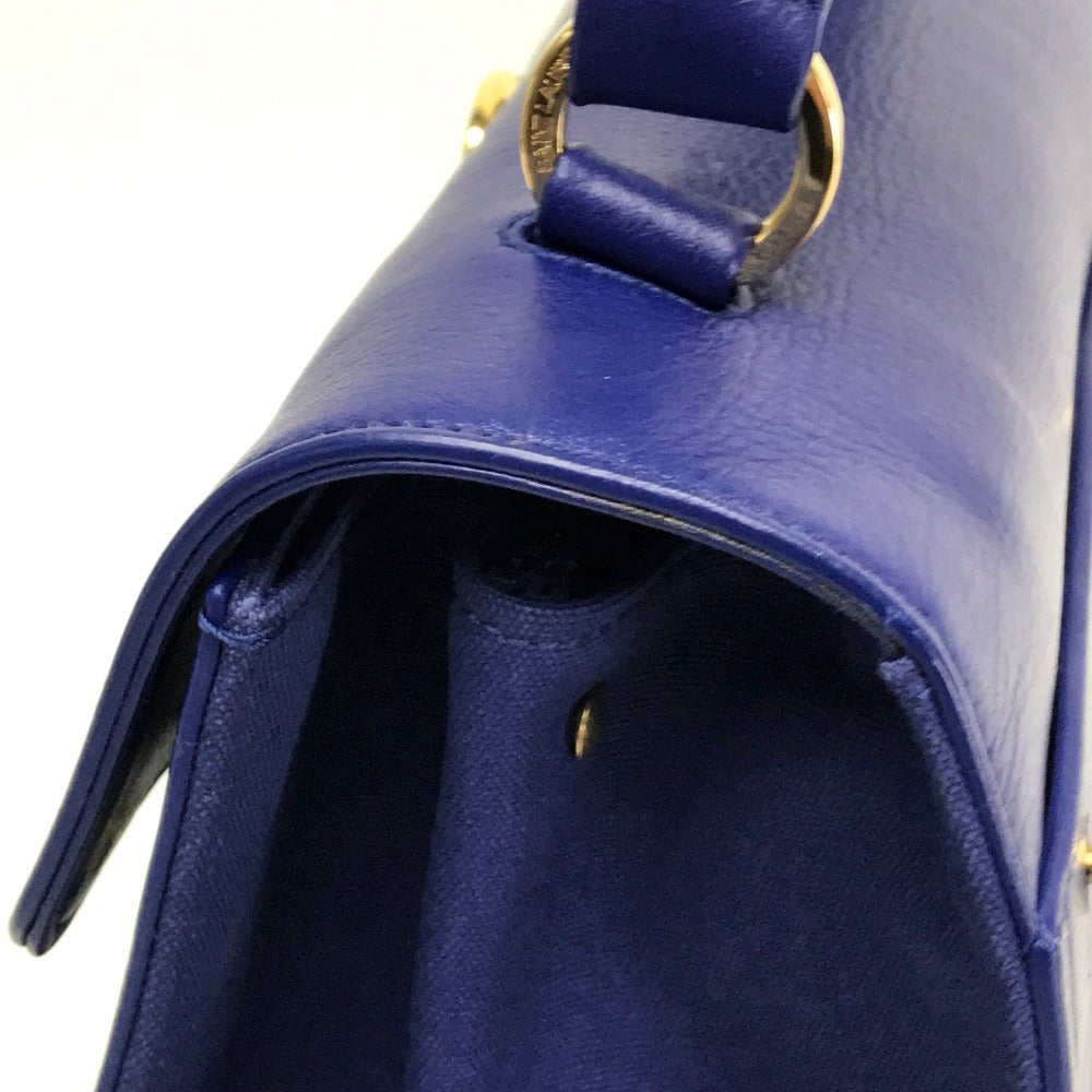 SAINT LAURENT PARIS MUSE TWO Muse Two Shoulder Bag/Handbag in Blue Leather for Women